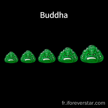 Prix ​​Fine bijoux vert Jade Stone Bouddha